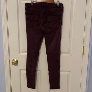 Soft stretchy AE Pants purple